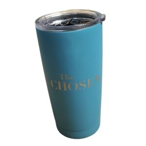 The Chosen Stainless Steel Teal Travel Mug Tumbler‎ Get Used To Different 20oz
